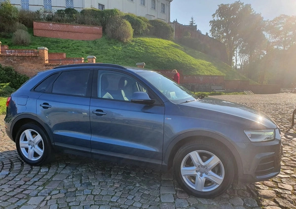 Audi Q3 cena 69900 przebieg: 124700, rok produkcji 2015 z Grudziądz małe 46